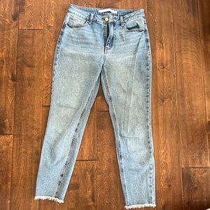 Raw Hem Jeans